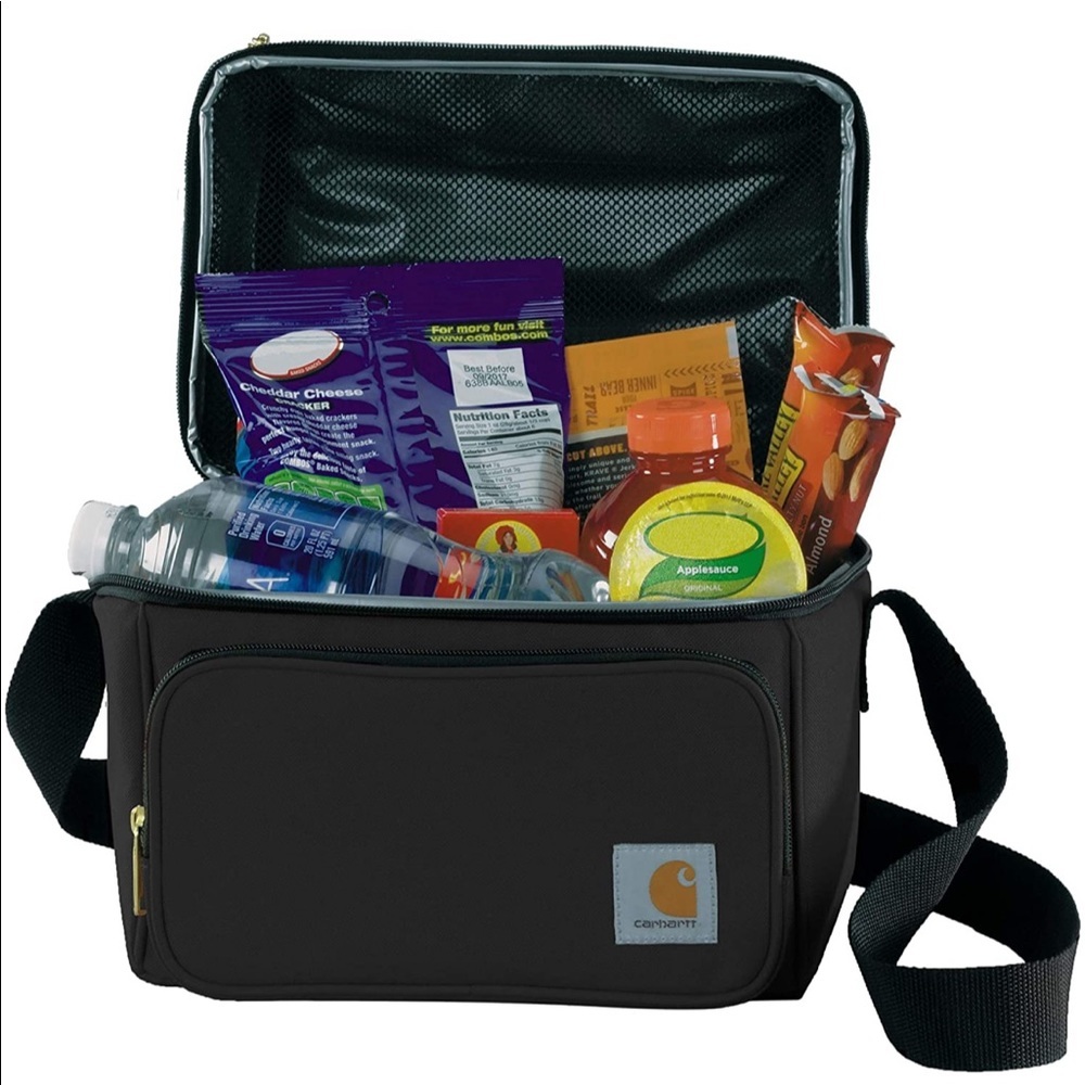 Carhartt BLACK Insulated Lunch Cooler Bag New - Picture 1 of 5